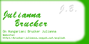 julianna brucker business card